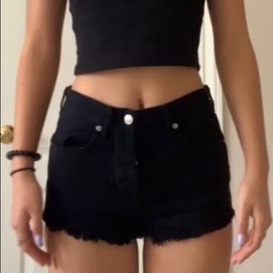 Black brandy Melville shorts
